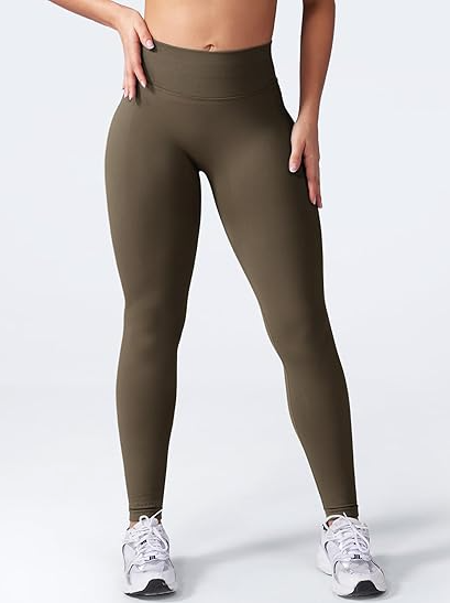 Women Seamless Impact Leggings Scrunch Workout Leggings Medium Waist Tummy Control Butt Lifting Gym Yoga Pants